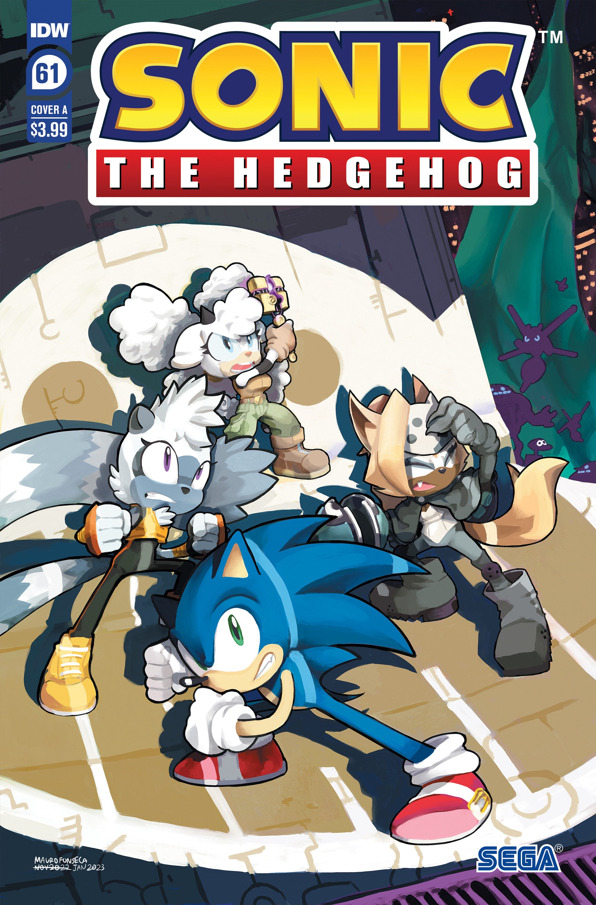 Sonic The Hedgehog #61 Cover A (Fonseca) | Dragon's Lair Comics and Fantasy Houston TX