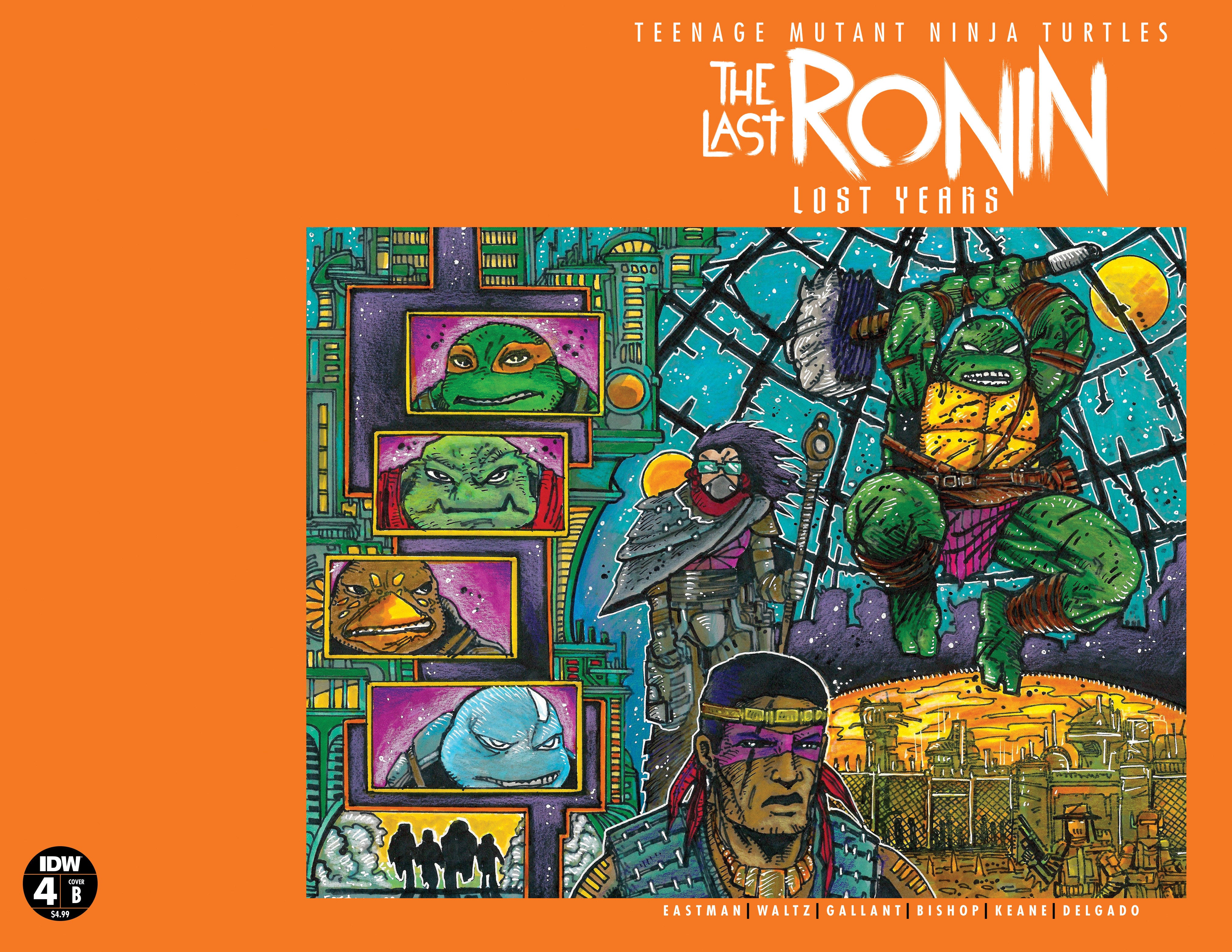 Teenage Mutant Ninja Turtles: The Last Ronin—Lost Years #4 Variant B (Eastman & Bishop) | Dragon's Lair Comics and Fantasy Houston TX