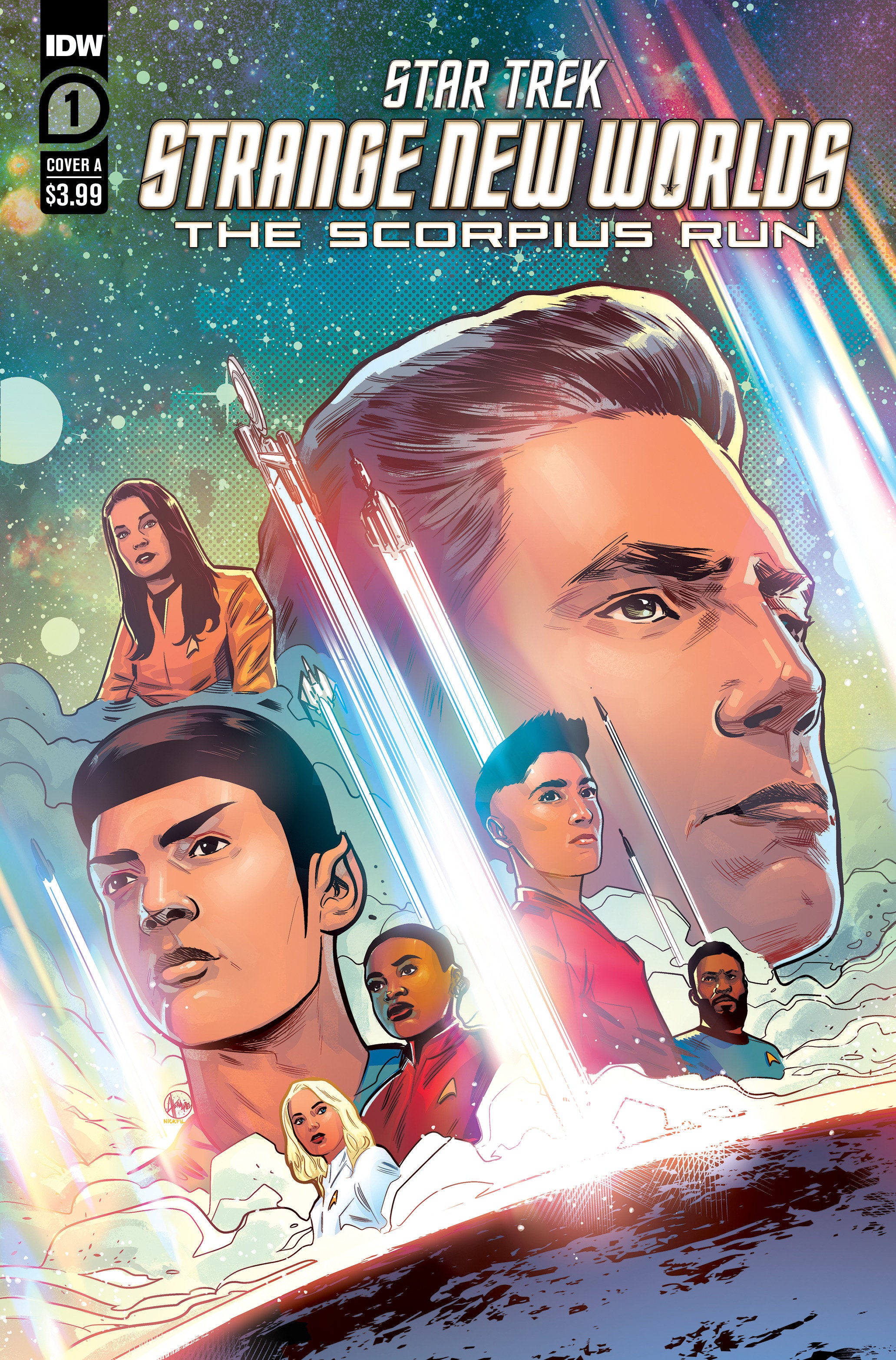 Star Trek: Strange New Worlds--The Scorpius Run #1 Cover A (Hernandez) | Dragon's Lair Comics and Fantasy Houston TX