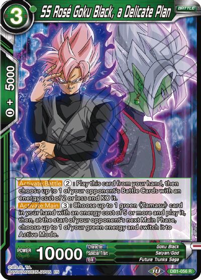 SS Rose Goku Black, a Delicate Plan (Reprint) (DB1-056) [Battle Evolution Booster] | Dragon's Lair Comics and Fantasy Houston TX