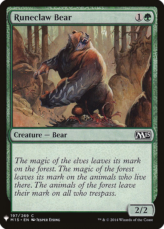 Runeclaw Bear [Mystery Booster] | Dragon's Lair Comics and Fantasy Houston TX