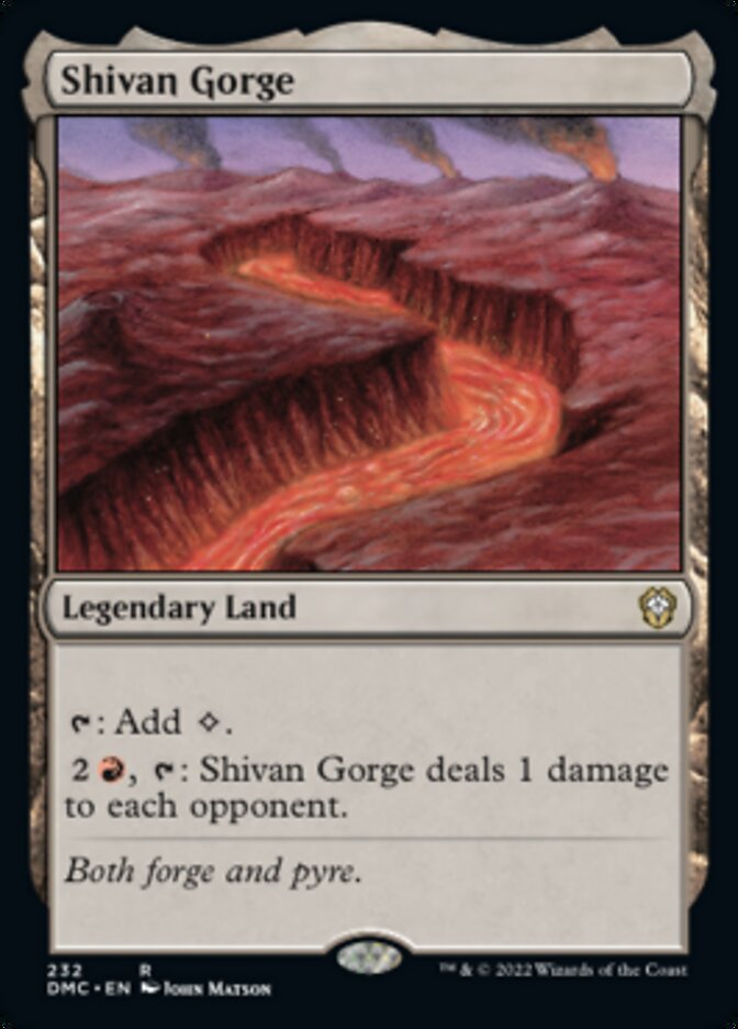 Shivan Gorge [Dominaria United Commander] | Dragon's Lair Comics and Fantasy Houston TX