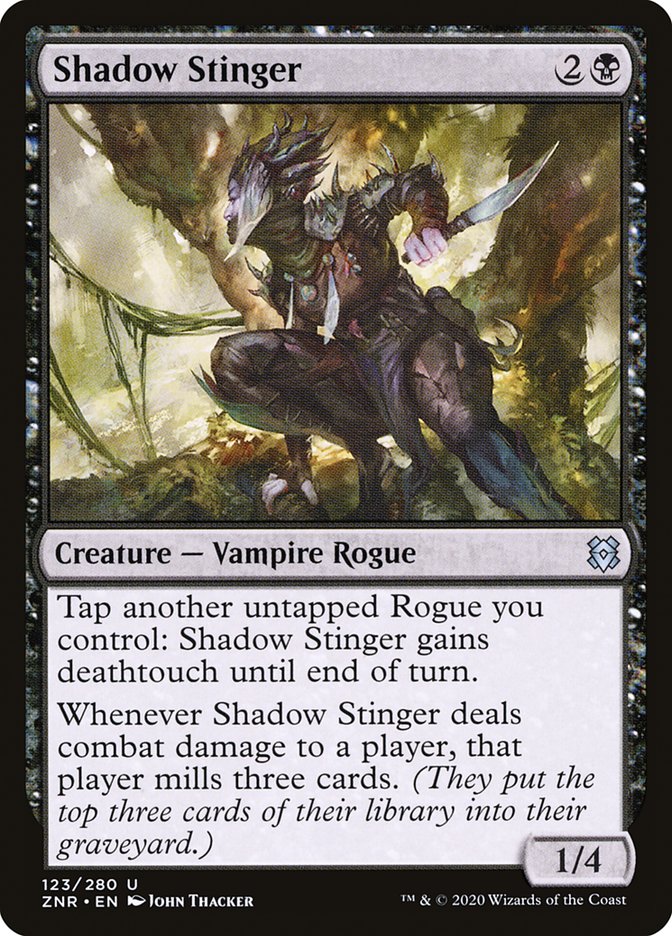 Shadow Stinger [Zendikar Rising] | Dragon's Lair Comics and Fantasy Houston TX