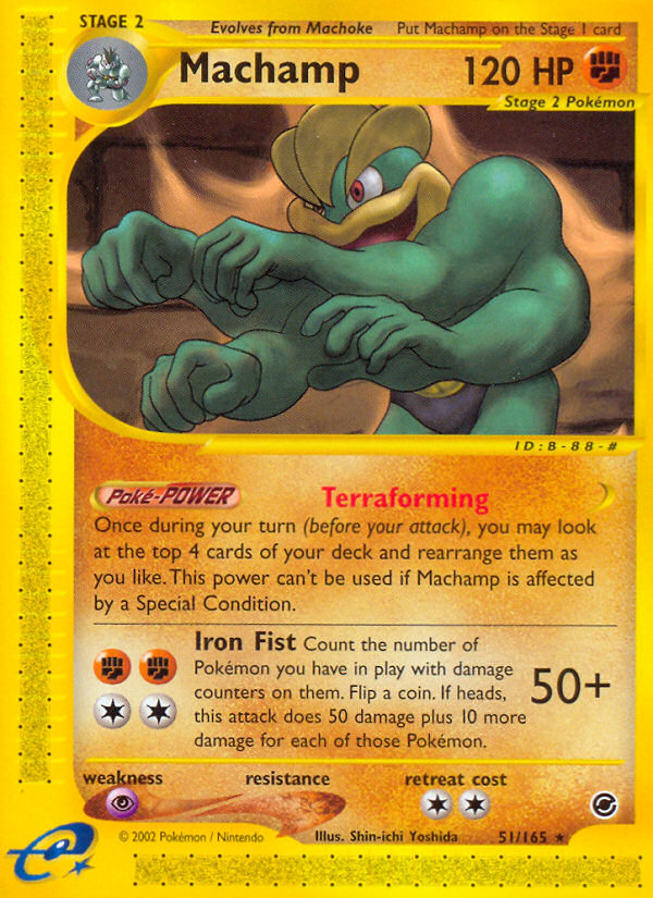 Machamp (51/165) [Expedition: Base Set] | Dragon's Lair Comics and Fantasy Houston TX