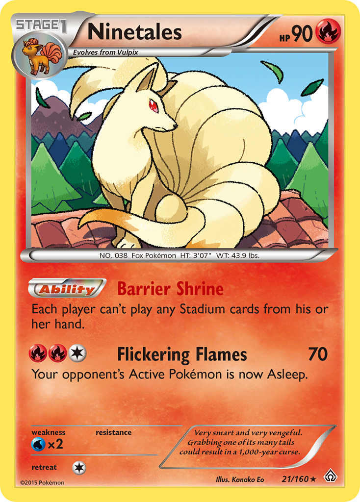 Ninetales (21/160) [XY: Primal Clash] | Dragon's Lair Comics and Fantasy Houston TX