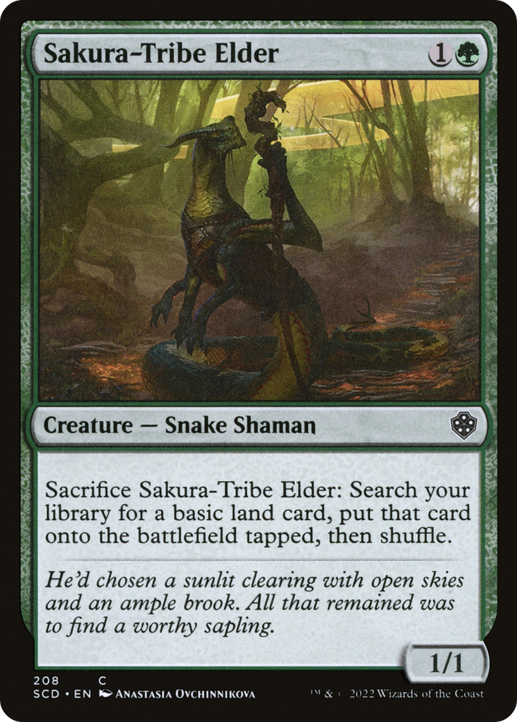 Sakura-Tribe Elder [Starter Commander Decks] | Dragon's Lair Comics and Fantasy Houston TX