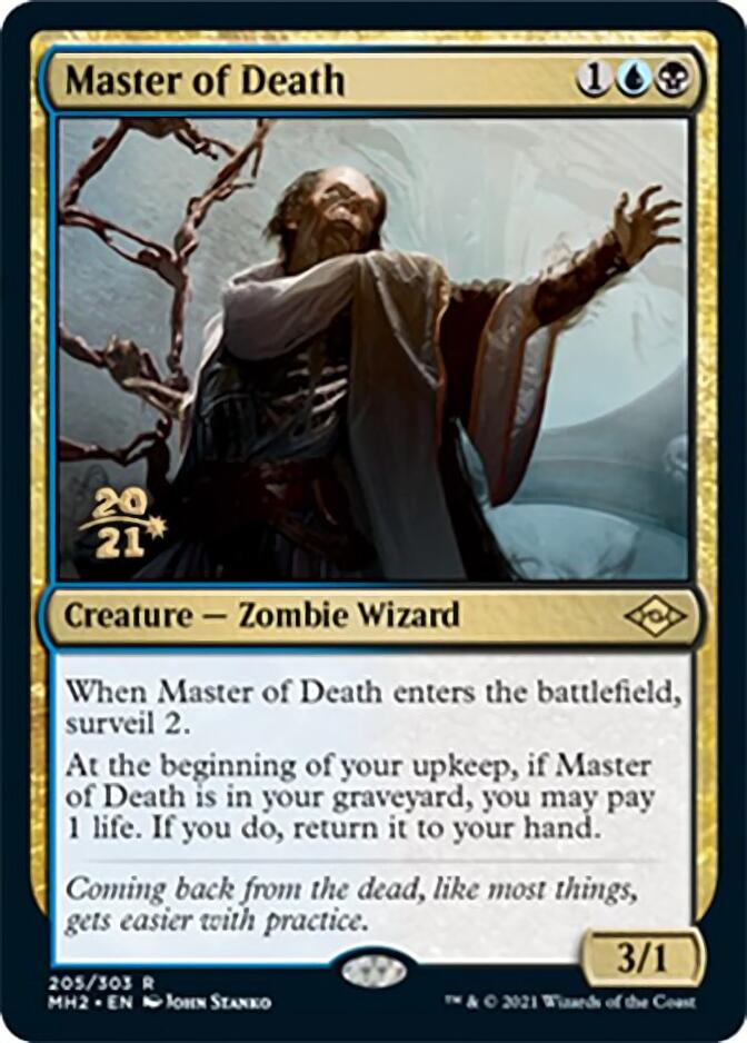 Master of Death [Modern Horizons 2 Prerelease Promos] | Dragon's Lair Comics and Fantasy Houston TX