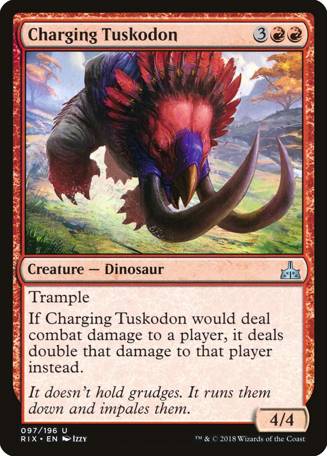 Charging Tuskodon [Rivals of Ixalan] | Dragon's Lair Comics and Fantasy Houston TX