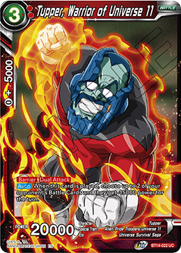 Tupper, Warrior of Universe 11 (BT14-022) [Cross Spirits] | Dragon's Lair Comics and Fantasy Houston TX