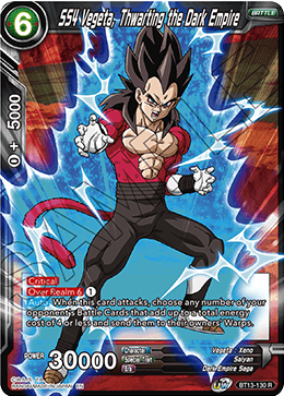 SS4 Vegeta, Thwarting the Dark Empire (Rare) (BT13-130) [Supreme Rivalry] | Dragon's Lair Comics and Fantasy Houston TX