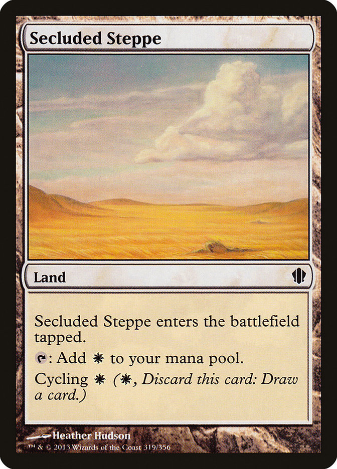 Secluded Steppe [Commander 2013] | Dragon's Lair Comics and Fantasy Houston TX