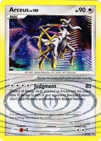 Arceus (DP50) (Jumbo Card) [Diamond & Pearl: Black Star Promos] | Dragon's Lair Comics and Fantasy Houston TX