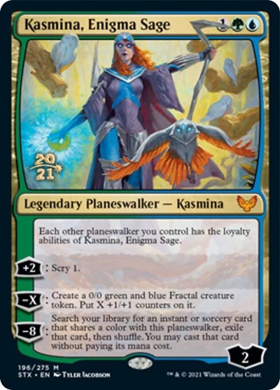 Kasmina, Enigma Sage [Strixhaven: School of Mages Prerelease Promos] | Dragon's Lair Comics and Fantasy Houston TX