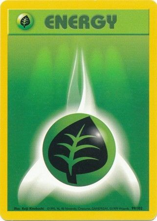 Grass Energy (99/102) [Base Set Unlimited] | Dragon's Lair Comics and Fantasy Houston TX