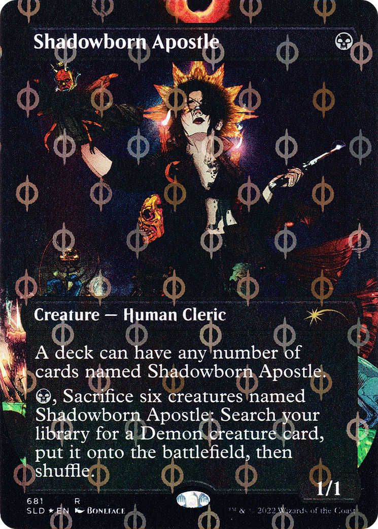 Shadowborn Apostle (681) (Step-and-Compleat Foil) [Secret Lair Drop Promos] | Dragon's Lair Comics and Fantasy Houston TX