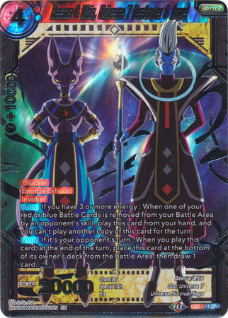 Beerus & Whis, Universe 7 Destroyer & Angel (DB2-174) [Divine Multiverse] | Dragon's Lair Comics and Fantasy Houston TX