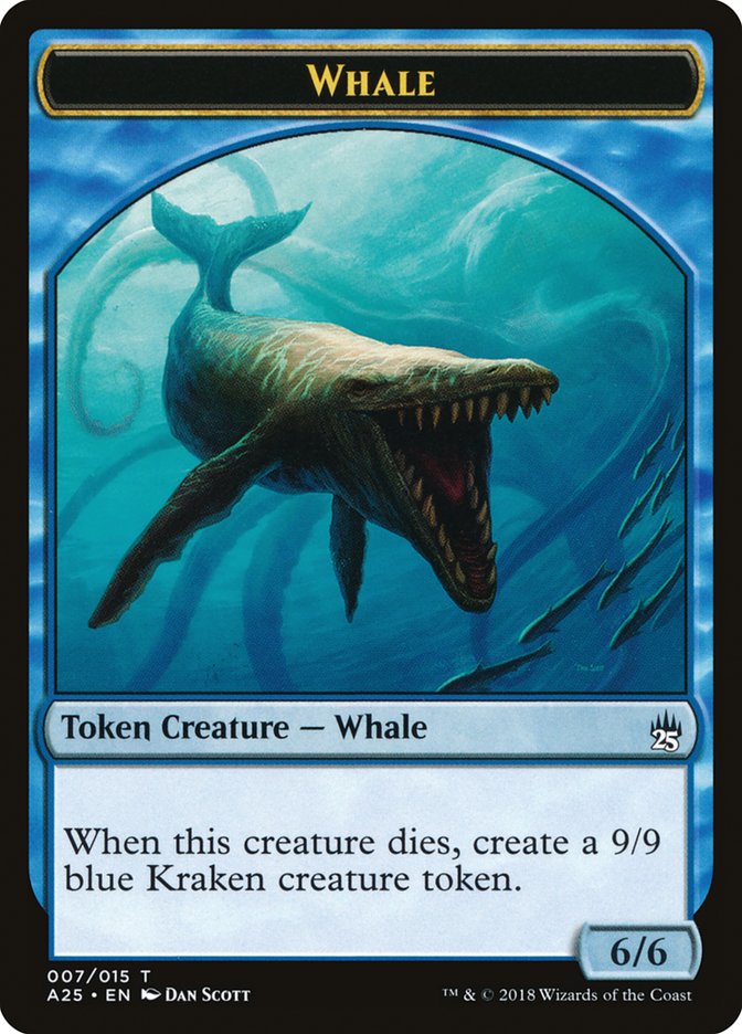 Whale Token [Masters 25 Tokens] | Dragon's Lair Comics and Fantasy Houston TX