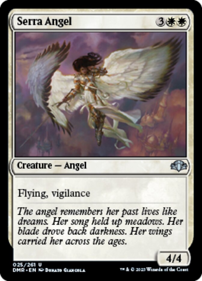 Serra Angel [Dominaria Remastered] | Dragon's Lair Comics and Fantasy Houston TX