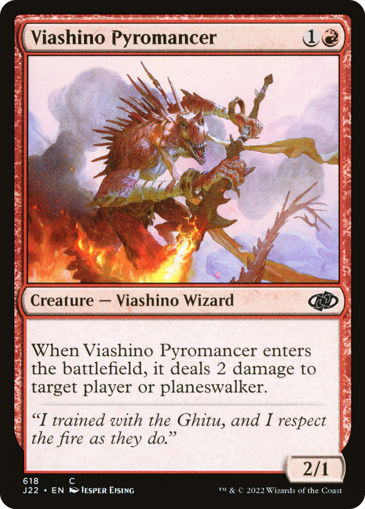 Viashino Pyromancer [Jumpstart 2022] | Dragon's Lair Comics and Fantasy Houston TX