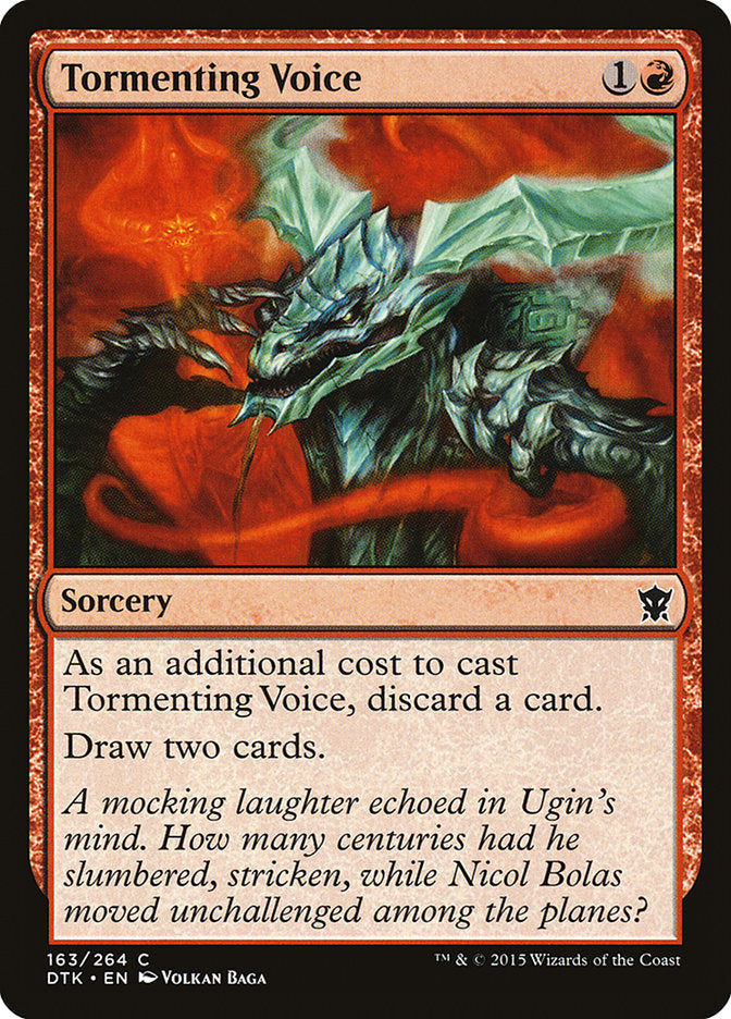 Tormenting Voice [Dragons of Tarkir] | Dragon's Lair Comics and Fantasy Houston TX