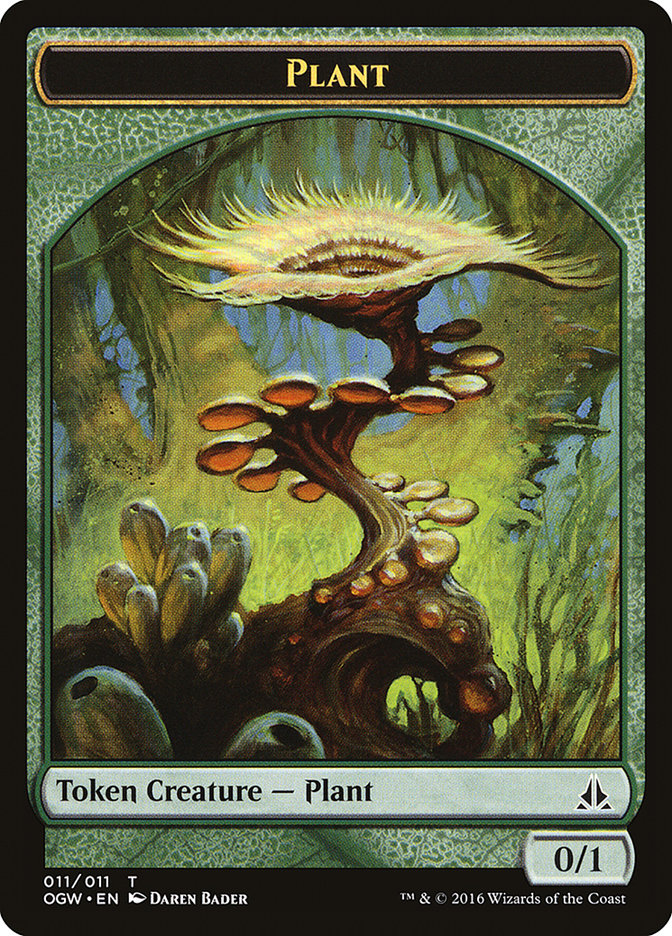 Plant Token [Oath of the Gatewatch Tokens] | Dragon's Lair Comics and Fantasy Houston TX