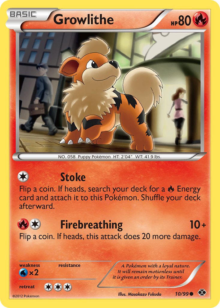 Growlithe (10/99) [Black & White: Next Destinies] | Dragon's Lair Comics and Fantasy Houston TX