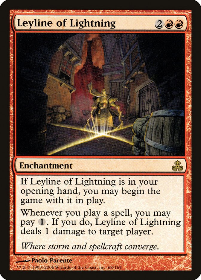 Leyline of Lightning [Guildpact] | Dragon's Lair Comics and Fantasy Houston TX