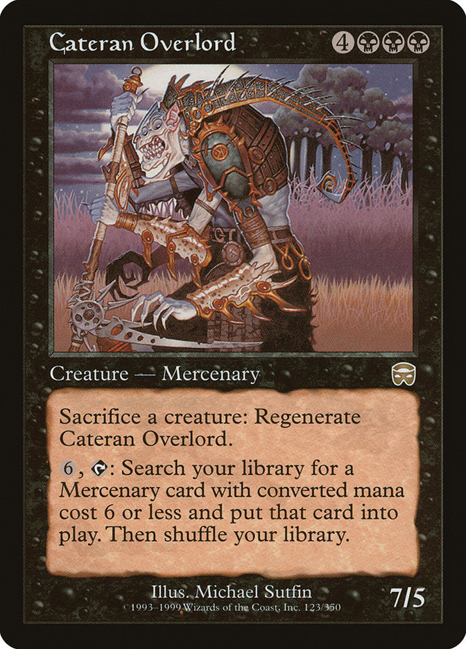 Cateran Overlord [Mercadian Masques] | Dragon's Lair Comics and Fantasy Houston TX