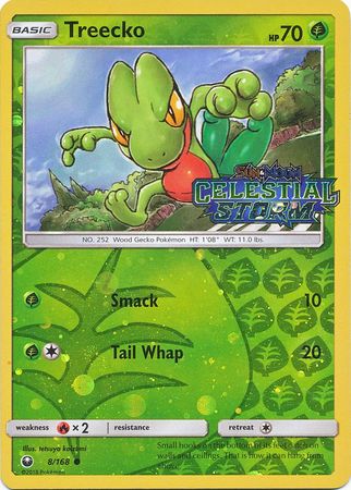 Treecko (8/168) (Toys R Us Exclusive) [Sun & Moon: Celestial Storm] | Dragon's Lair Comics and Fantasy Houston TX