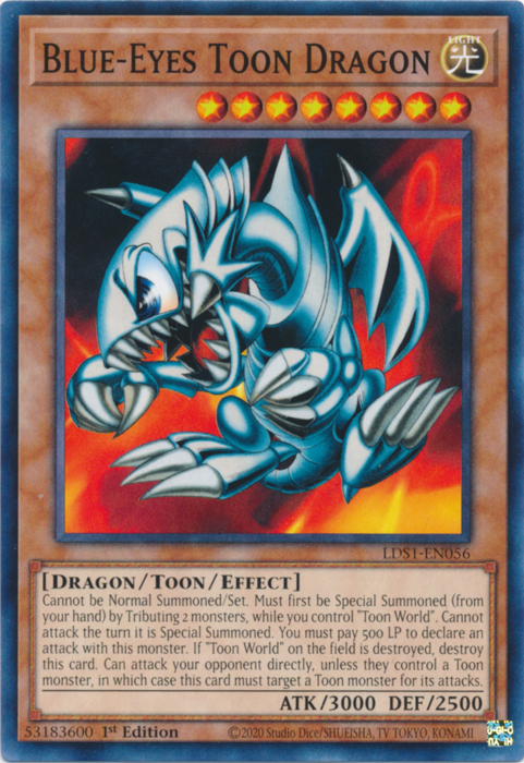 Blue-Eyes Toon Dragon [LDS1-EN056] Common | Dragon's Lair Comics and Fantasy Houston TX