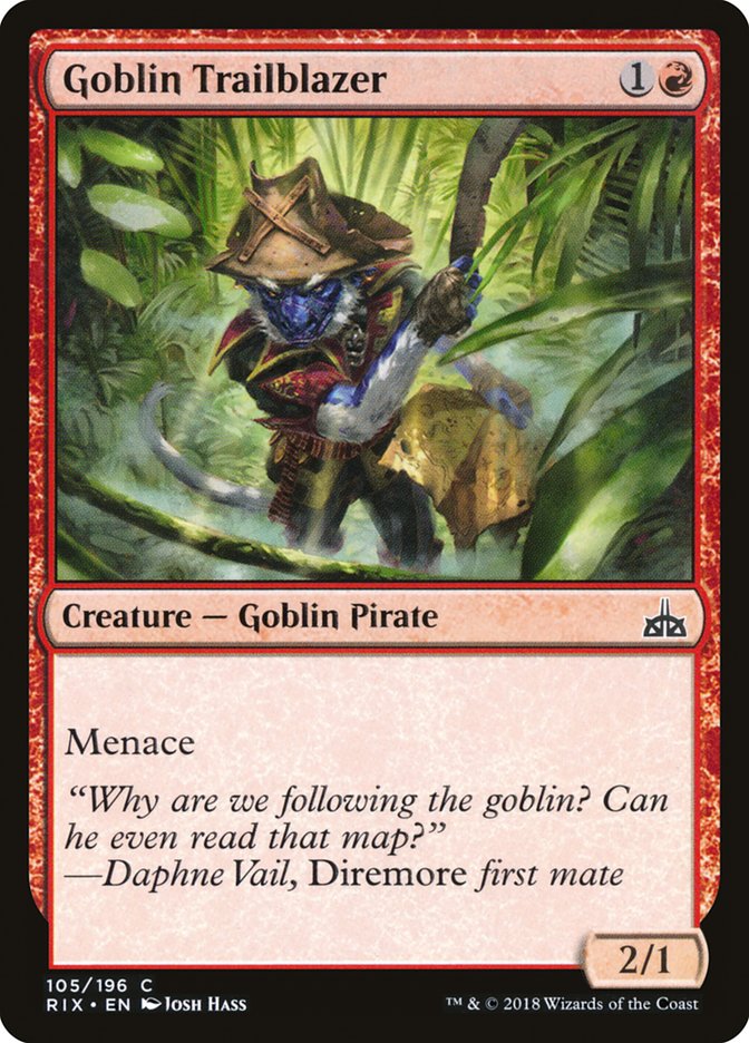 Goblin Trailblazer [Rivals of Ixalan] | Dragon's Lair Comics and Fantasy Houston TX