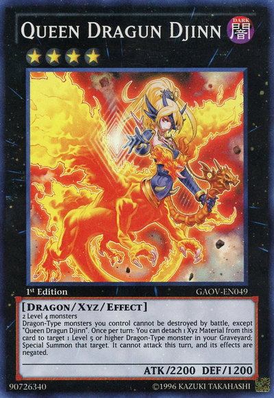 Queen Dragun Djinn [GAOV-EN049] Super Rare | Dragon's Lair Comics and Fantasy Houston TX