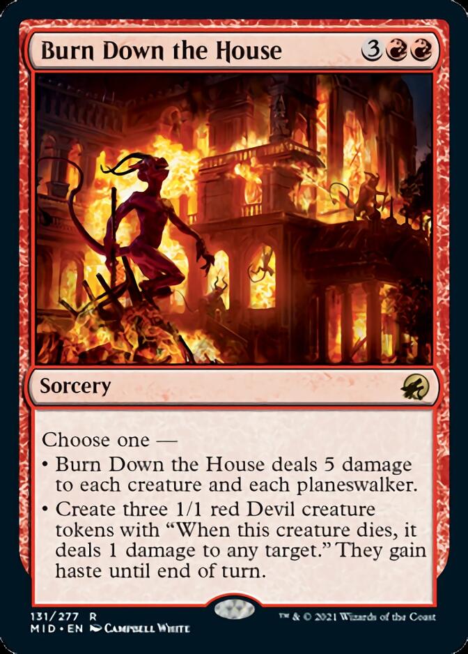 Burn Down the House [Innistrad: Midnight Hunt] | Dragon's Lair Comics and Fantasy Houston TX