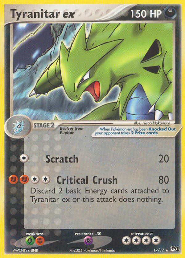 Tyranitar ex (17/17) [POP Series 1] | Dragon's Lair Comics and Fantasy Houston TX