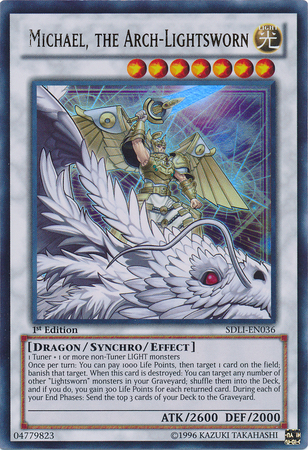 Michael, the Arch-Lightsworn [SDLI-EN036] Ultra Rare | Dragon's Lair Comics and Fantasy Houston TX