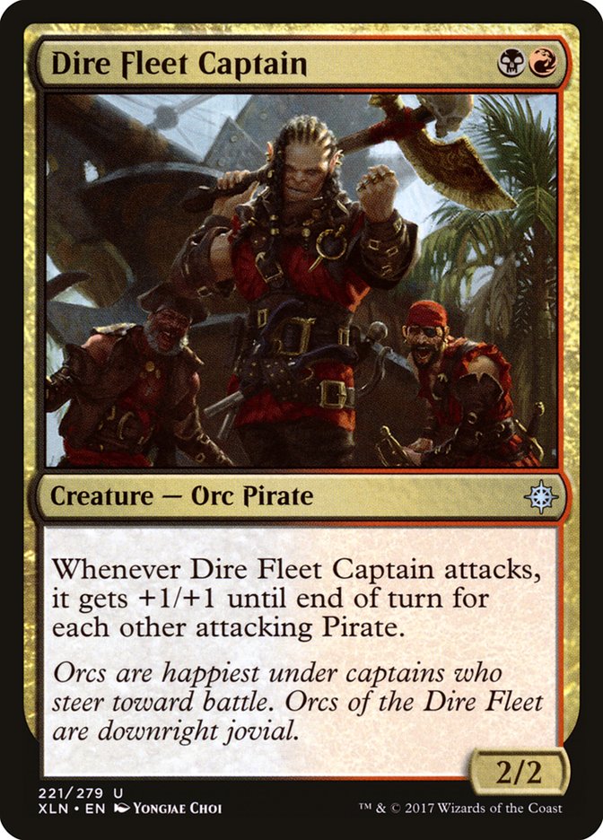 Dire Fleet Captain [Ixalan] | Dragon's Lair Comics and Fantasy Houston TX