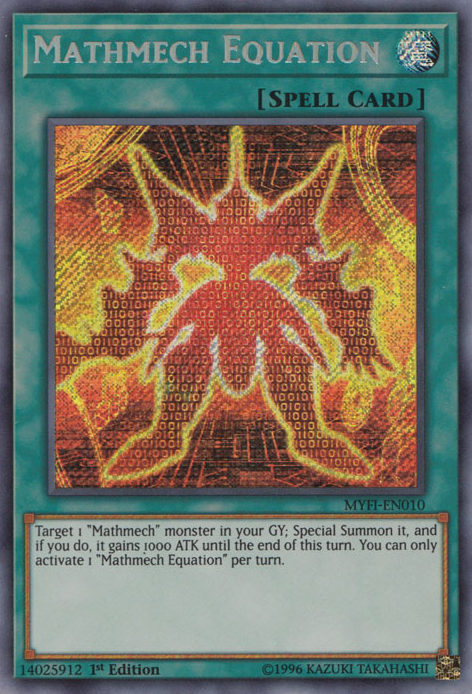 Mathmech Equation [MYFI-EN010] Secret Rare | Dragon's Lair Comics and Fantasy Houston TX