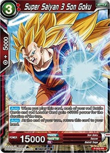 Super Saiyan 3 Son Goku (Non-Foil Version) (P-003) [Promotion Cards] | Dragon's Lair Comics and Fantasy Houston TX