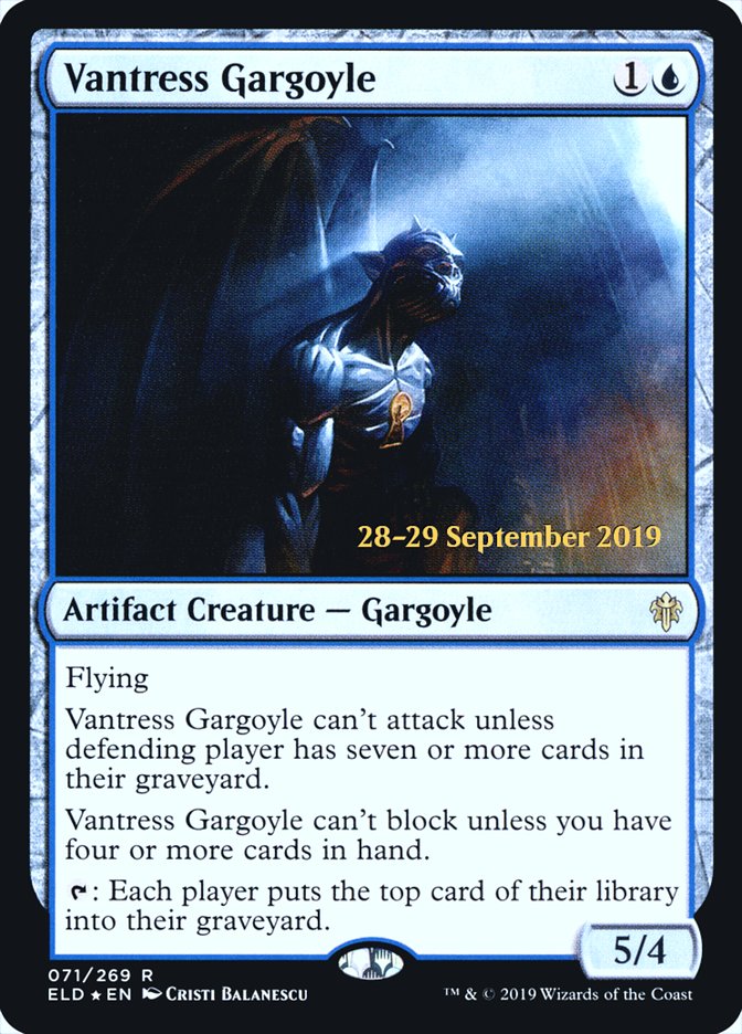 Vantress Gargoyle [Throne of Eldraine Prerelease Promos] | Dragon's Lair Comics and Fantasy Houston TX