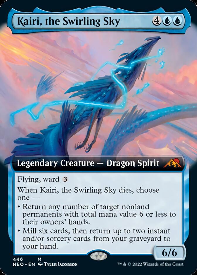 Kairi, the Swirling Sky (Extended Art) [Kamigawa: Neon Dynasty] | Dragon's Lair Comics and Fantasy Houston TX