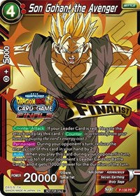 Son Gohan, the Avenger (Championship Final 2019) (Finalist) (P-138) [Tournament Promotion Cards] | Dragon's Lair Comics and Fantasy Houston TX