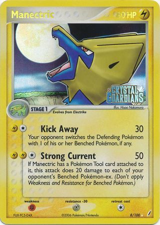 Manectric (8/100) (Stamped) [EX: Crystal Guardians] | Dragon's Lair Comics and Fantasy Houston TX