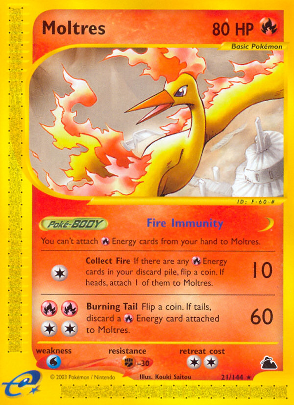 Moltres (21/144) [Skyridge] | Dragon's Lair Comics and Fantasy Houston TX