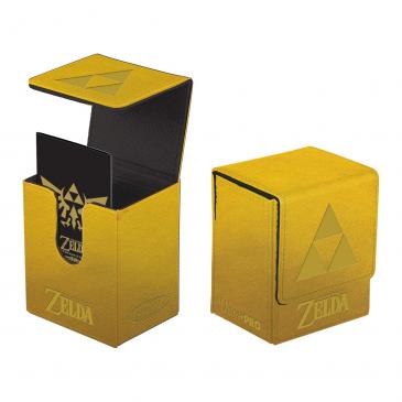 Ultra Pro Zelda Flip Deck Box Gold Triforce | Dragon's Lair Comics and Fantasy Houston TX