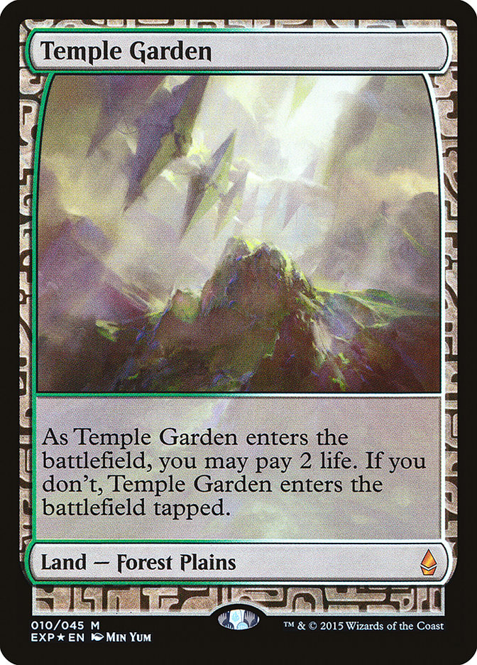 Temple Garden [Zendikar Expeditions] | Dragon's Lair Comics and Fantasy Houston TX