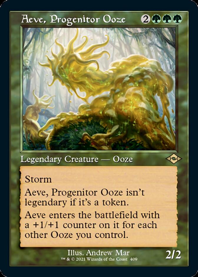 Aeve, Progenitor Ooze (Retro Foil Etched) [Modern Horizons 2] | Dragon's Lair Comics and Fantasy Houston TX