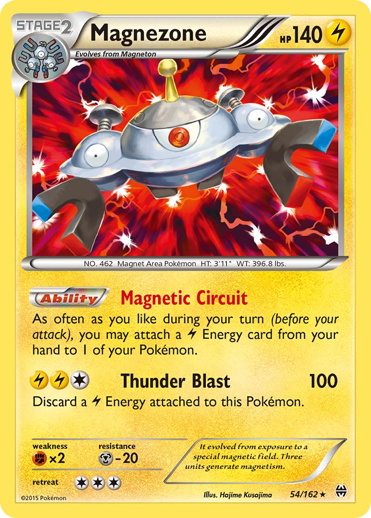 Magnezone (54/162) (Theme Deck Exclusive) [XY: BREAKthrough] | Dragon's Lair Comics and Fantasy Houston TX