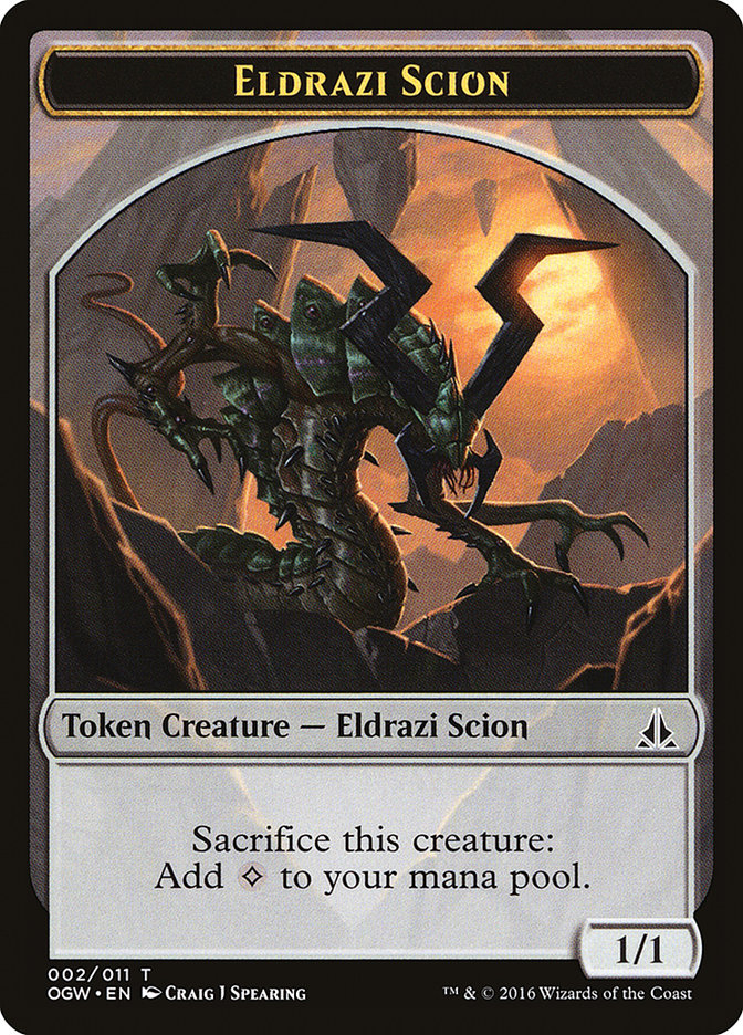 Eldrazi Scion Token (002/011) [Oath of the Gatewatch Tokens] | Dragon's Lair Comics and Fantasy Houston TX