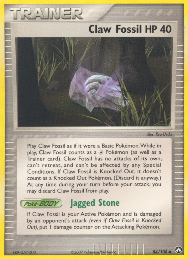 Claw Fossil (84/108) [EX: Power Keepers] | Dragon's Lair Comics and Fantasy Houston TX