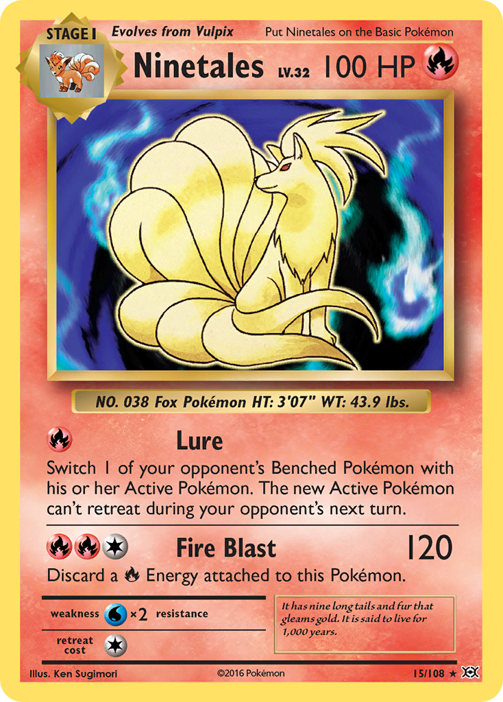 Ninetales (15/108) [XY: Evolutions] | Dragon's Lair Comics and Fantasy Houston TX